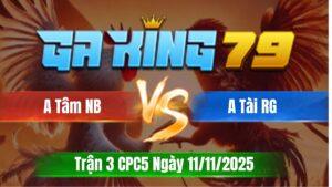 Trận 3 CPC5 Ngày 11/11/2025 - Vô kiến xám hết bin nằm tại sân bướm về